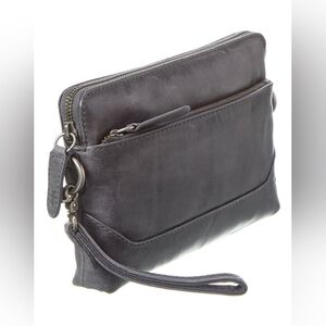 Frye Melissa Crossbody Wristlet Carbon NWT